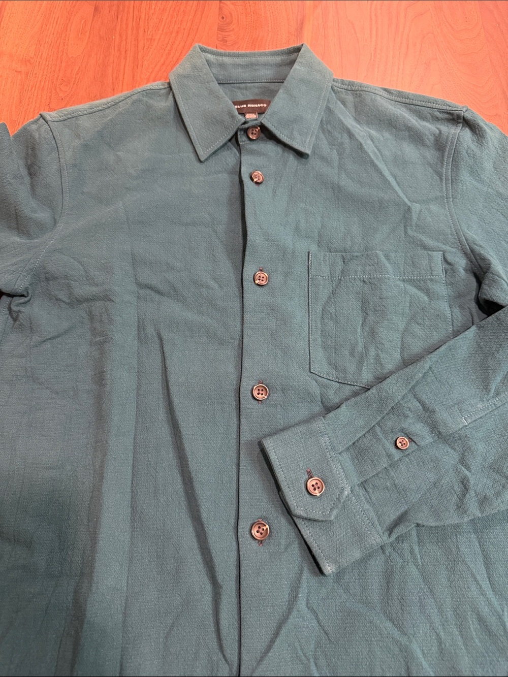 Club monaco Dark Green Button-Up shirt